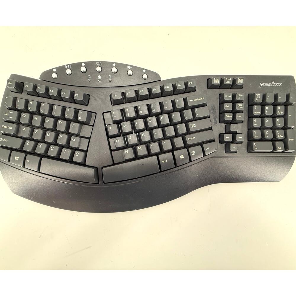 Perixx Periboard 612 Wireless Ergonomic Split Keyboard Dual Mode Bluetooth 2.4G